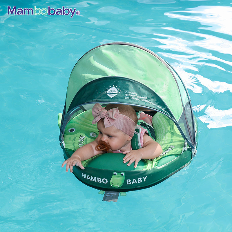 Mambobaby Pool Float  Crocodiles with Canopy