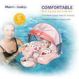 Mambobaby Pool Float Salamander  with Canopy