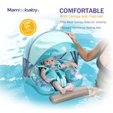 Mambobaby Pool Float Tropical Rain Forest with Canopy