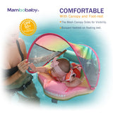 Mambobaby Pool Float fade color with Canopy