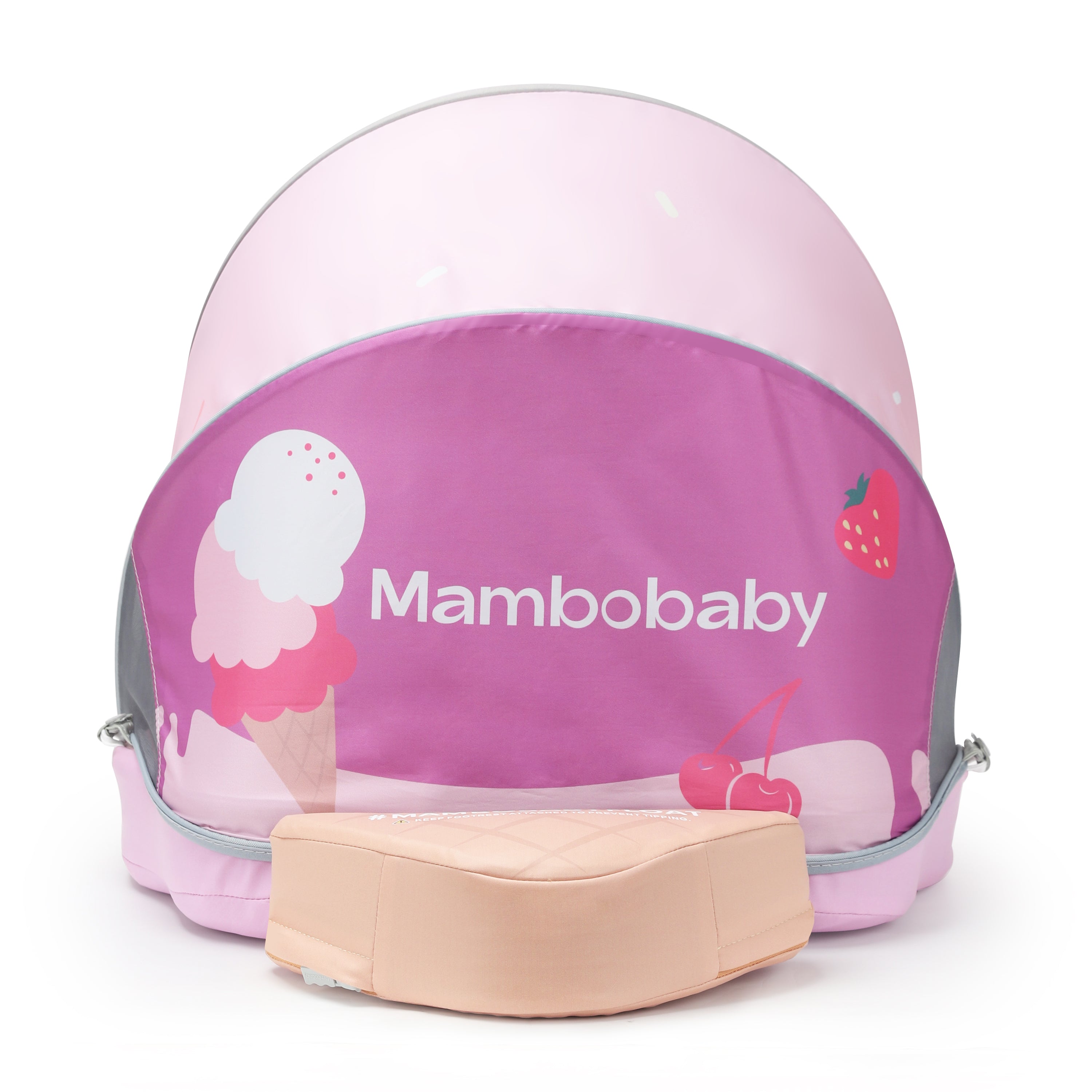 Mambobaby Pool Float  ice-cream with Canopy