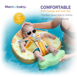 Mambobaby Pool Float pineapple with Canopy