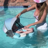 Mambobaby Air-Free Angel Wings Chest Float with 3D Canopy