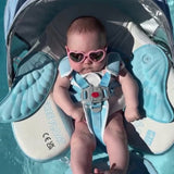 Mambobaby Air-Free Angel Wings Chest Float with 3D Canopy