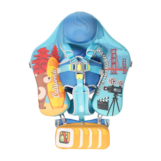 Mambobaby Air-Free California Chest Float with 3D Canopy 1080