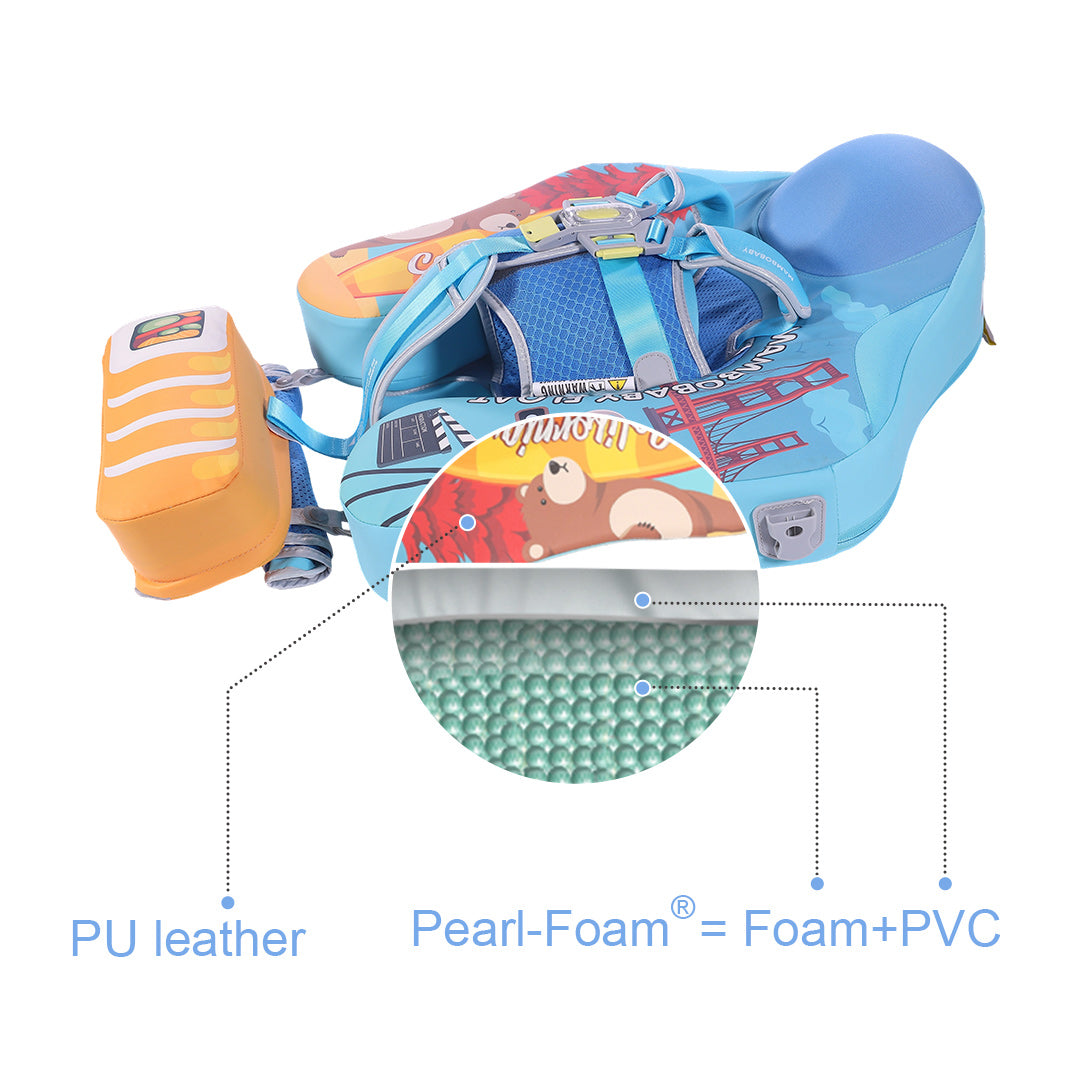 Mambobaby Air-Free California Chest Float with 3D Canopy