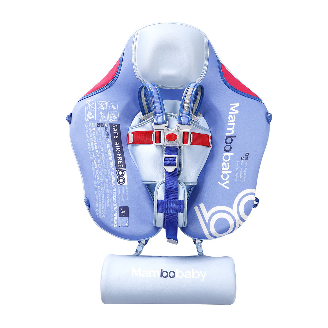 Mambobaby Air-Free Contrasting Theme Chest Float with Flat Canopy
