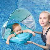 Mambobaby Air-Free Contrasting Theme Chest Float with Flat Canopy