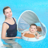 Mambobaby Air-Free Foldable Chest Float with Flat Canopy