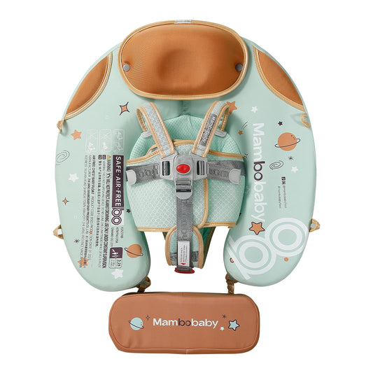 Mambobaby Air-Free Foldable Chest Float with Flat Canopy 1080