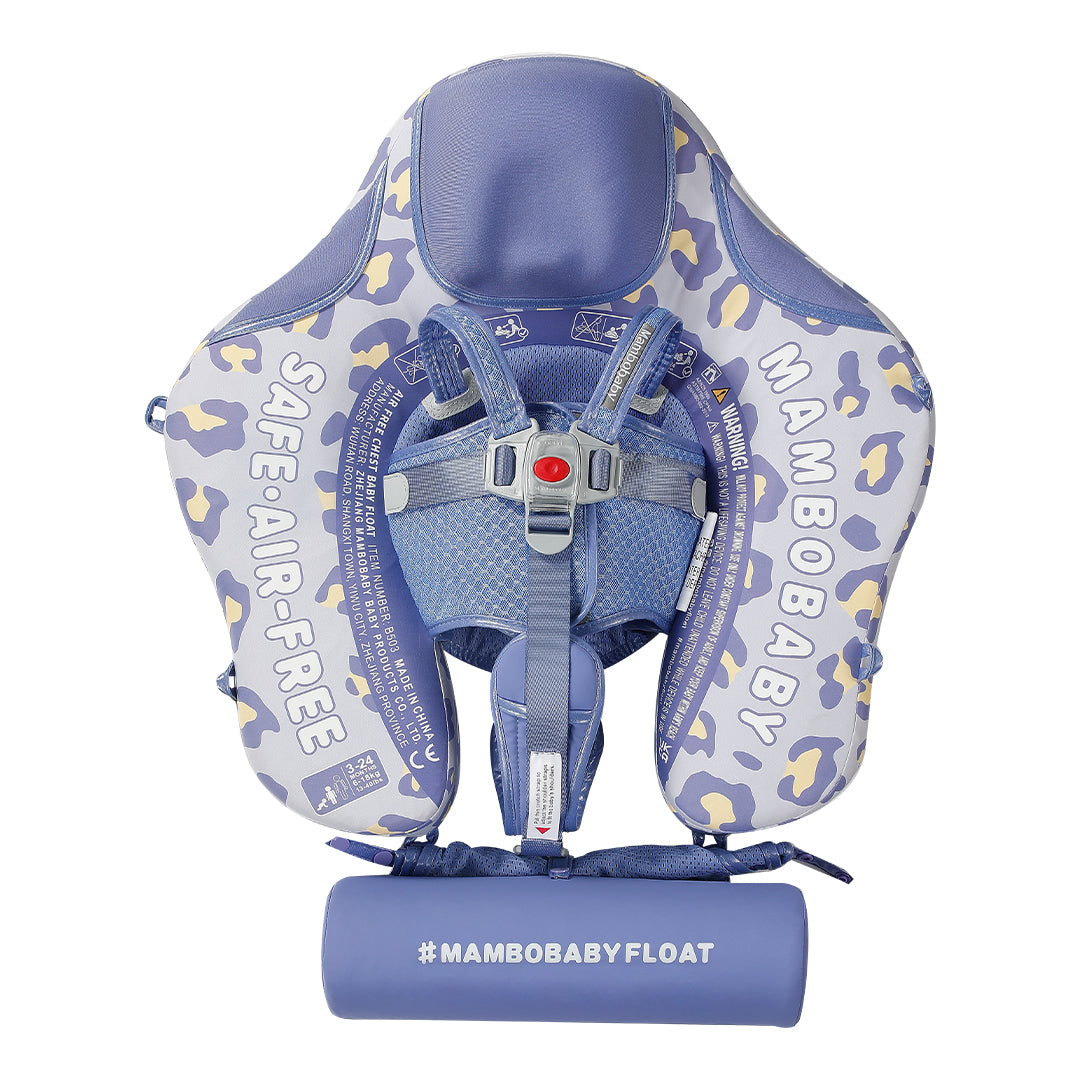 Mambobaby Air-Free Leopard Chest Float with Flat Canopy