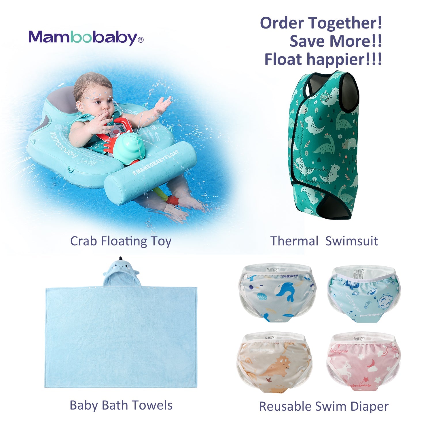 Mambobaby Pool Float Butterfly with Canopy and Tail Blue