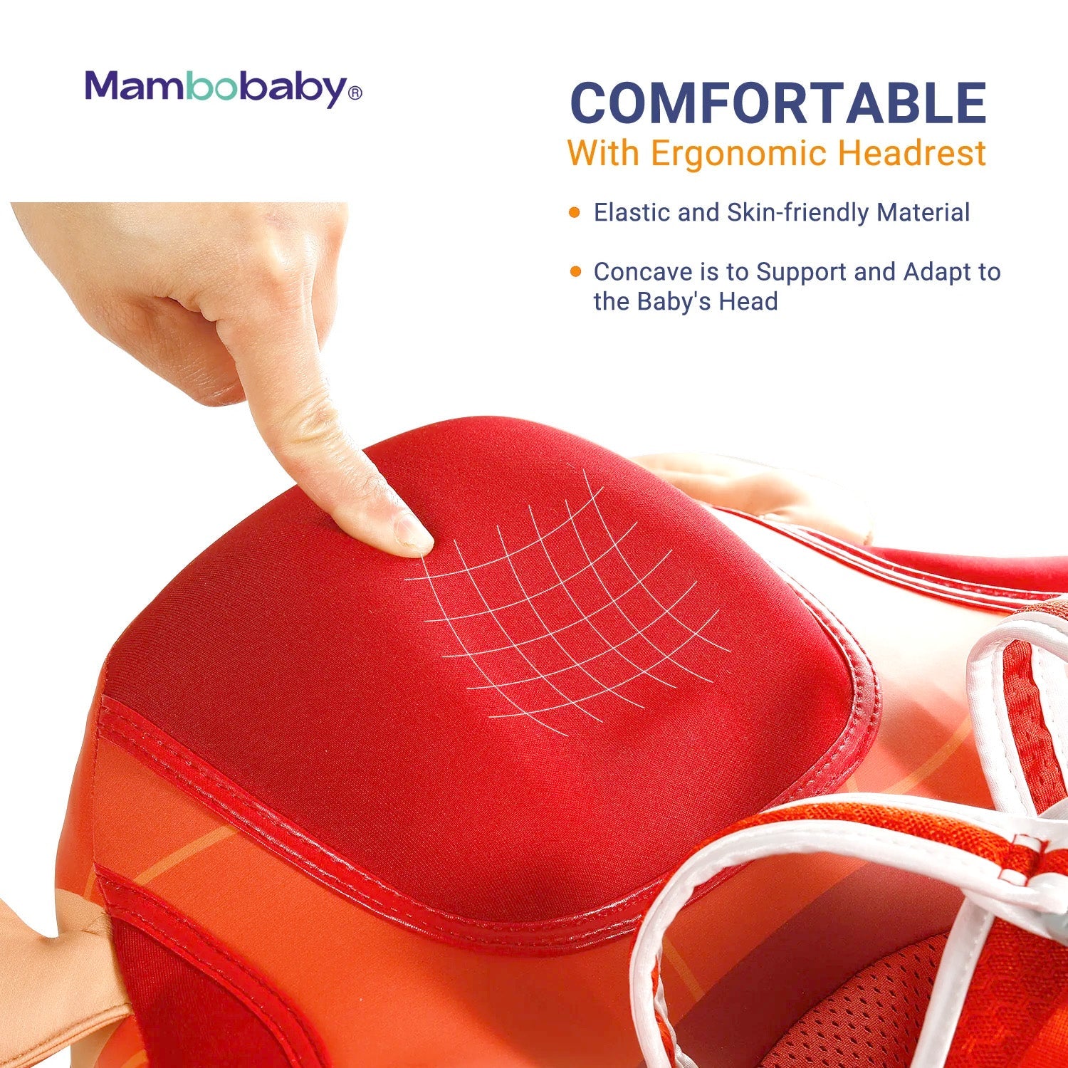 Mambobaby Pool Float with Canopy and Tail Crab