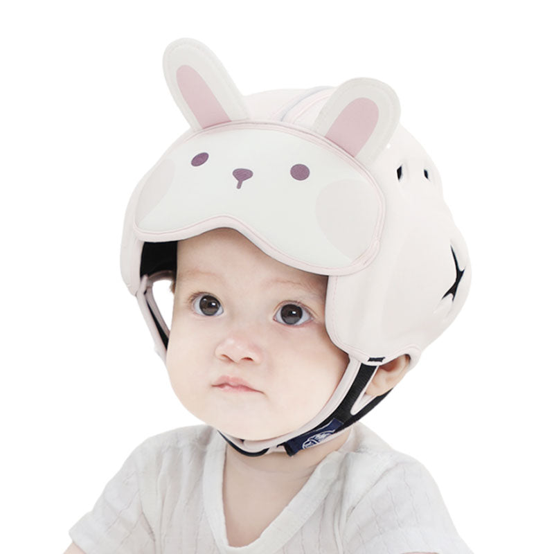 Mambobaby Infant Safety Helmet for Crawling Walking with Bunny Pattern